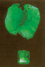 Usambara tourmaline crystals.
